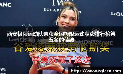 西安极限运动队荣获全国极限运动状态排行榜第五名的佳绩