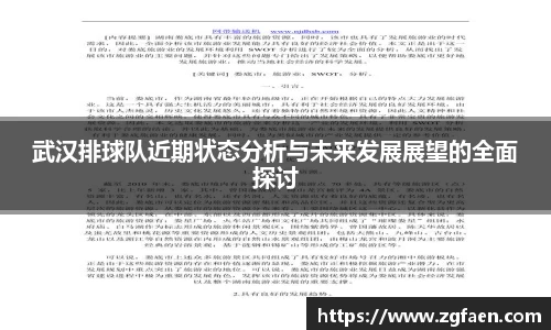 武汉排球队近期状态分析与未来发展展望的全面探讨