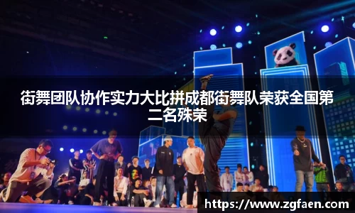 街舞团队协作实力大比拼成都街舞队荣获全国第二名殊荣